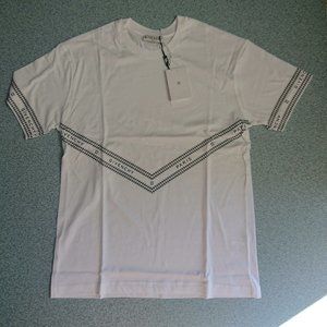 Givenchy Chain Print White Short Sleeve - New